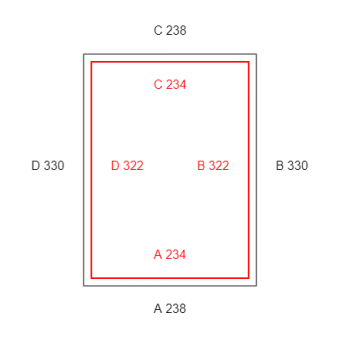 2mal Transparente Vorhänge -Konfiguration - 394808 