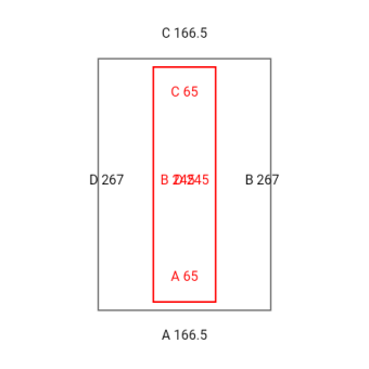 2mal Transparente Vorhänge -Konfiguration - 395090 
