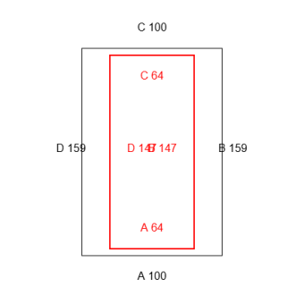 2mal Transparente Vorhänge -Konfiguration - 566778 