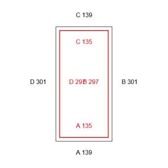 3mal Transparente Vorhänge -Konfiguration - 568253 