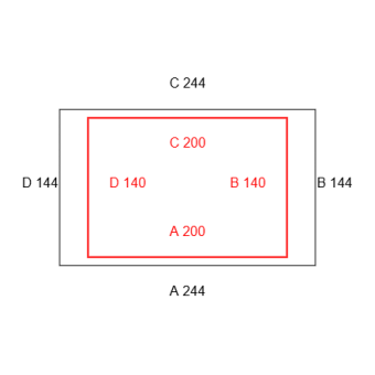 Transparente Vorhänge -Konfiguration - 569125 