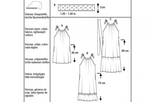burda Schnittmuster 5810 - Kleid 