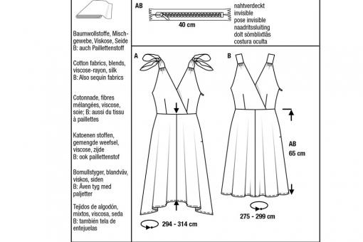 burda Schnittmuster 5899 - Kleid 