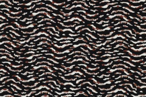 Viskosejersey Digitaldruck - Zebra-Look 