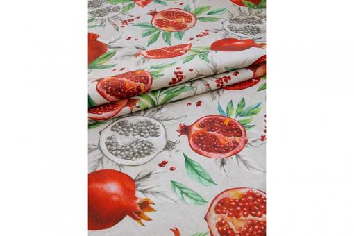 Recycling-Dekostoff - Granatäpfel 