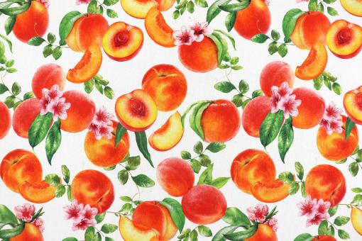 Recycling-Dekostoff - Peach Summer 