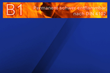 Segeltuch II permanent schwer entflammbar - 510 cm Royal