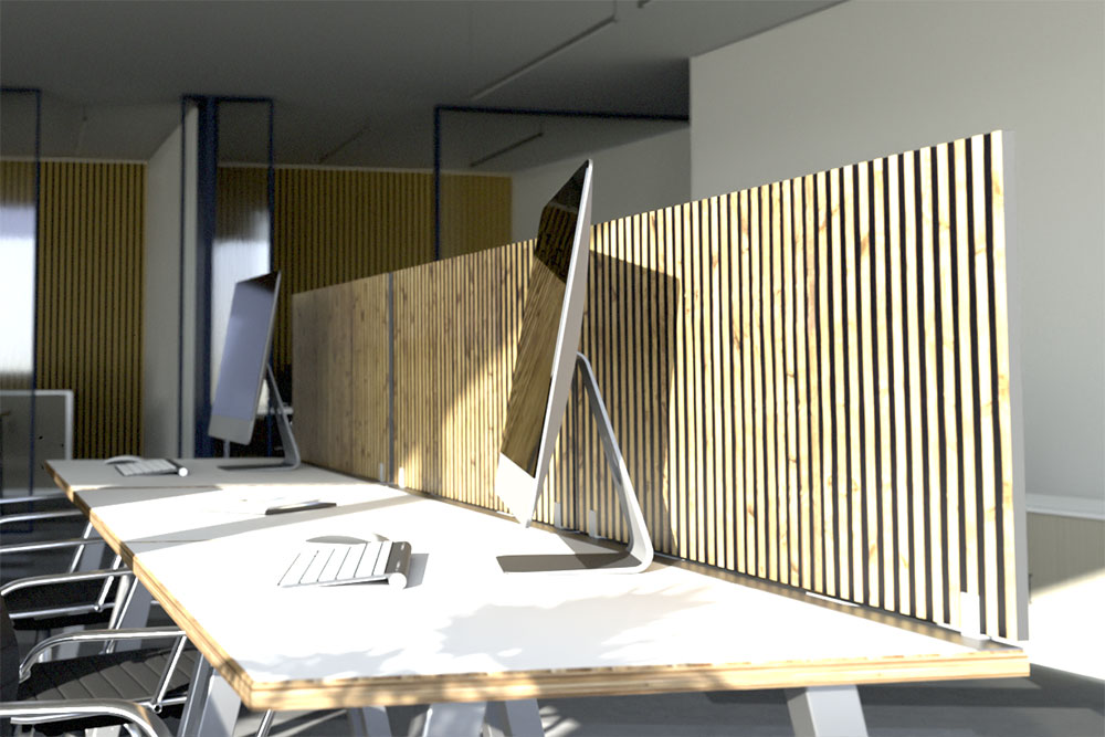 Akustikpaneele Tisch