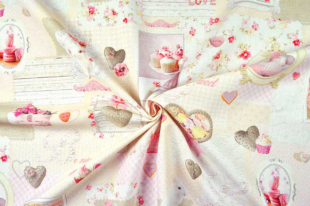 Dekostoffe Kaffee/Küche