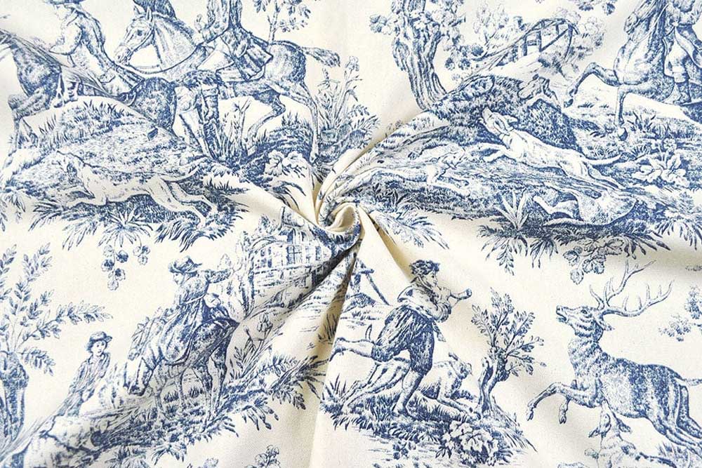 Dekostoffe Toile de Jouy