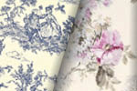 Romantik - Übergardinen-Stoffe