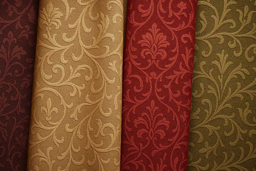 Dekorationsstoffe gemustert