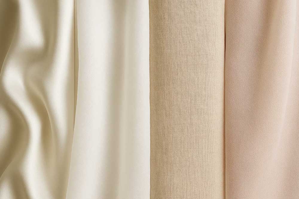 Dekorationsstoffe einfarbig