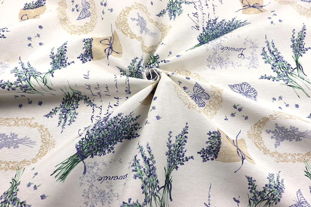 Romantik - Übergardinen-Stoffe