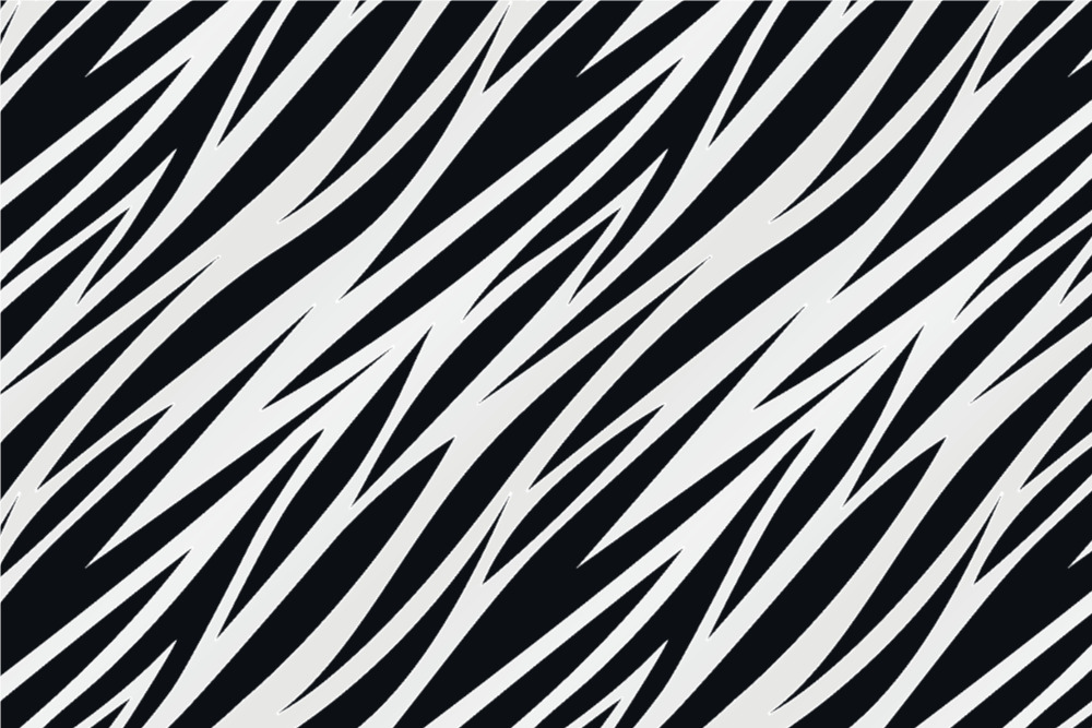 Samtstoff - Zebra 