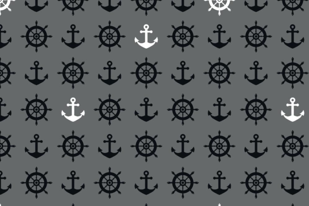 Blackout-Stoff perm. schwer entflammbar - Navy Collection No. 5 
