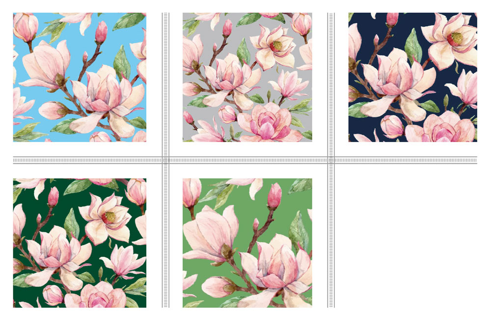 Outdoorstoff - Magnolien-Traum 