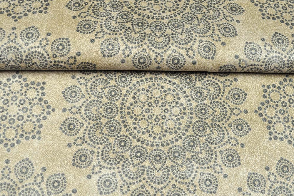 Thermogardine - Nubuk - Gepunktetes Mandala Beige/Grau