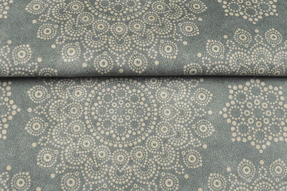 Thermogardine - Nubuk - Gepunktetes Mandala Grau/Beige