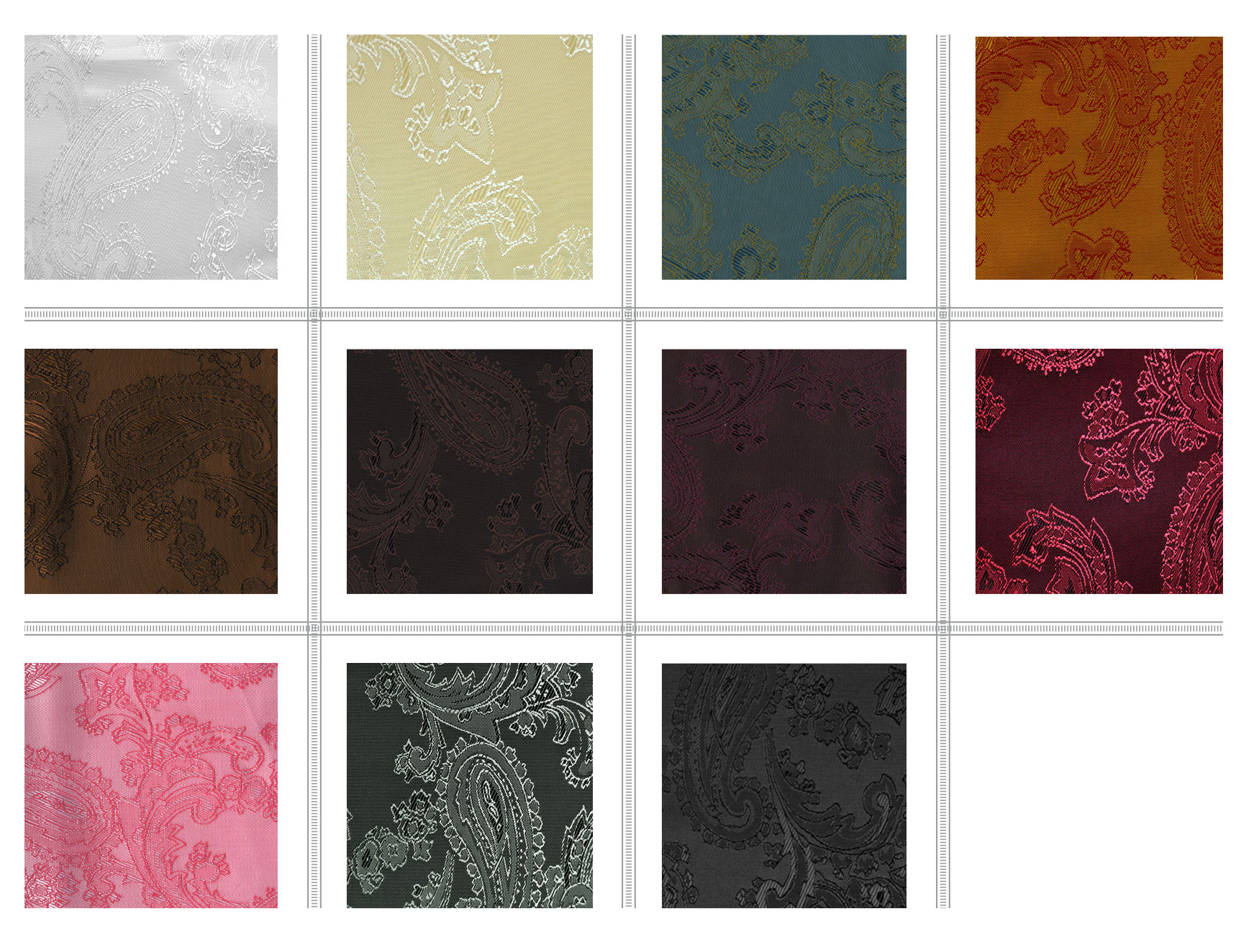 Viskose-Taft - Paisley Jacquard 