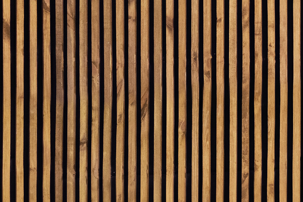 Akustikpaneel Decke - Holz-Paneele - inkl. Befestigung - 120 x 50 cm 