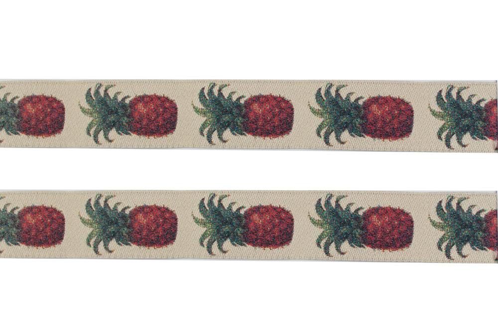 Borte Jacquard - 2 cm breit - Ananas 