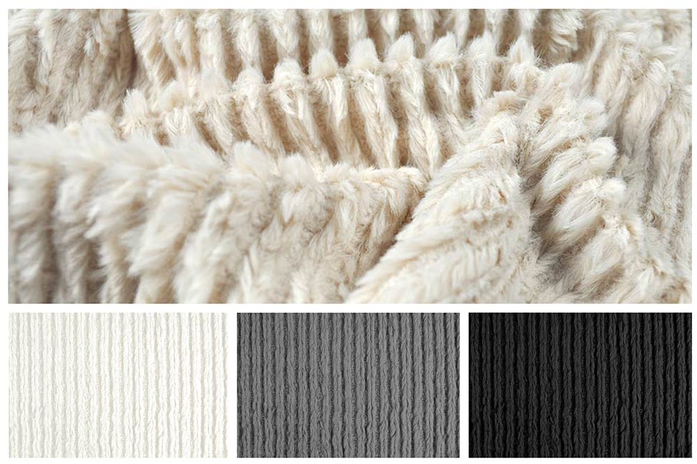 Kunstfell - Strick-Optik 