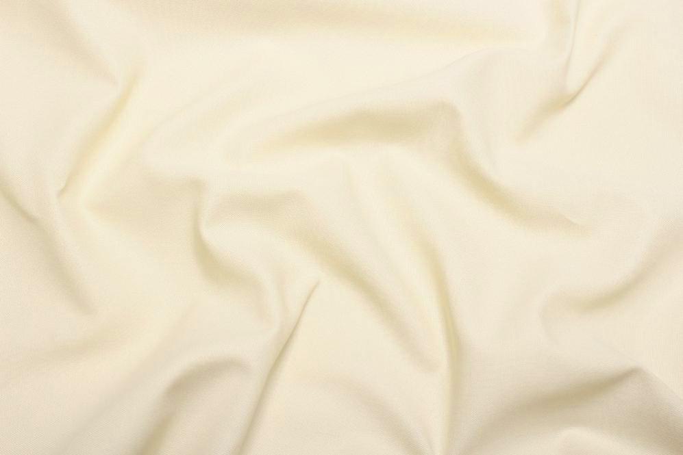 Baumwoll-Canvas deluxe - uni Champagner