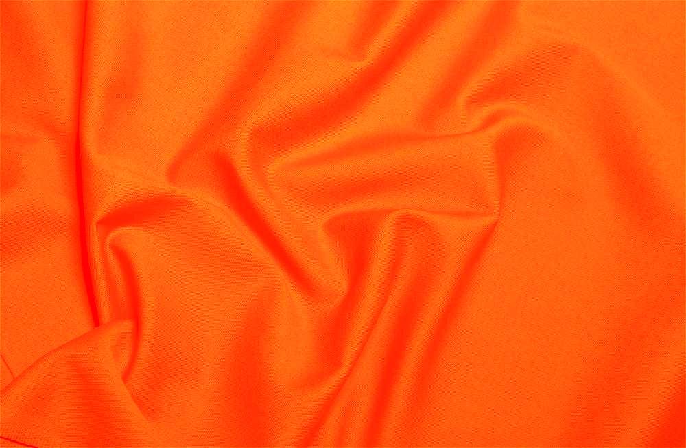 Baumwoll-Canvas deluxe - uni Orange