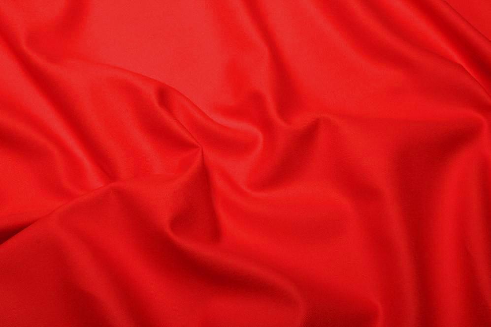 Baumwoll-Canvas deluxe - uni Rot
