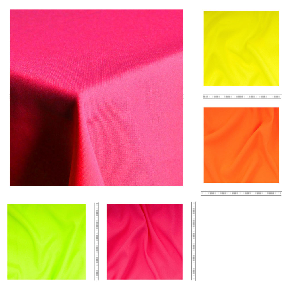 Tischdeckenstoff - Neonfarben 