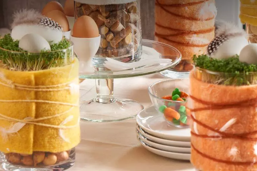 Wollfilz Ostern