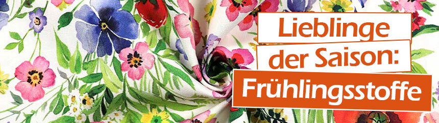 Banner Frühlings-Stoffe